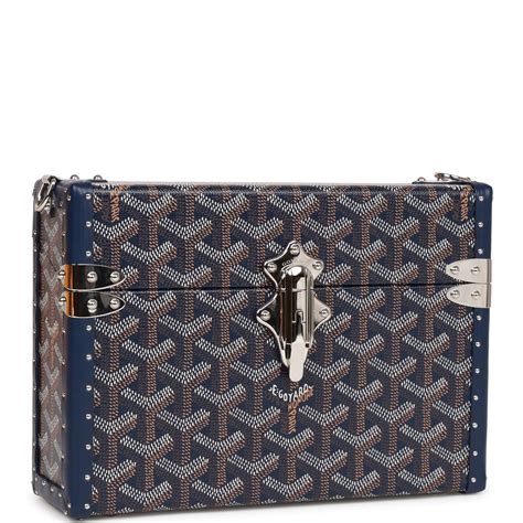 goyard trunk clutch|couture Goyard trunk bags.